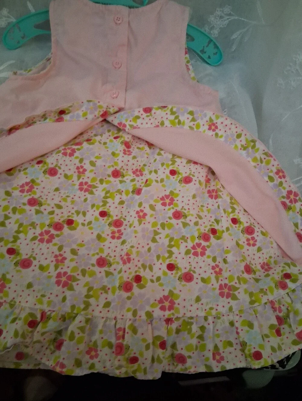 Gymboree 2011 Mini Blooms Pink Snail Appliqued Dress With Matching Pants